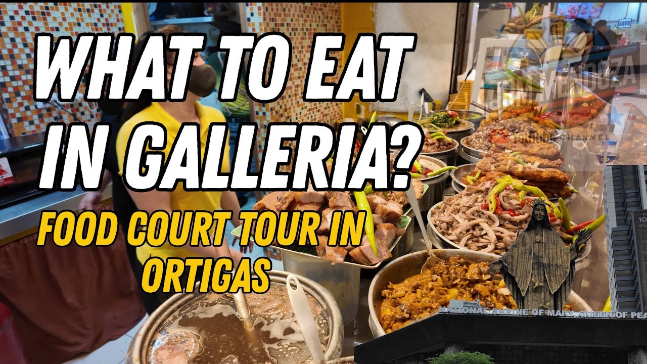 [4K] FOOD COURT TOUR IN ROBINSONS GALLERIA | Must-Try Eats in Ortigas!