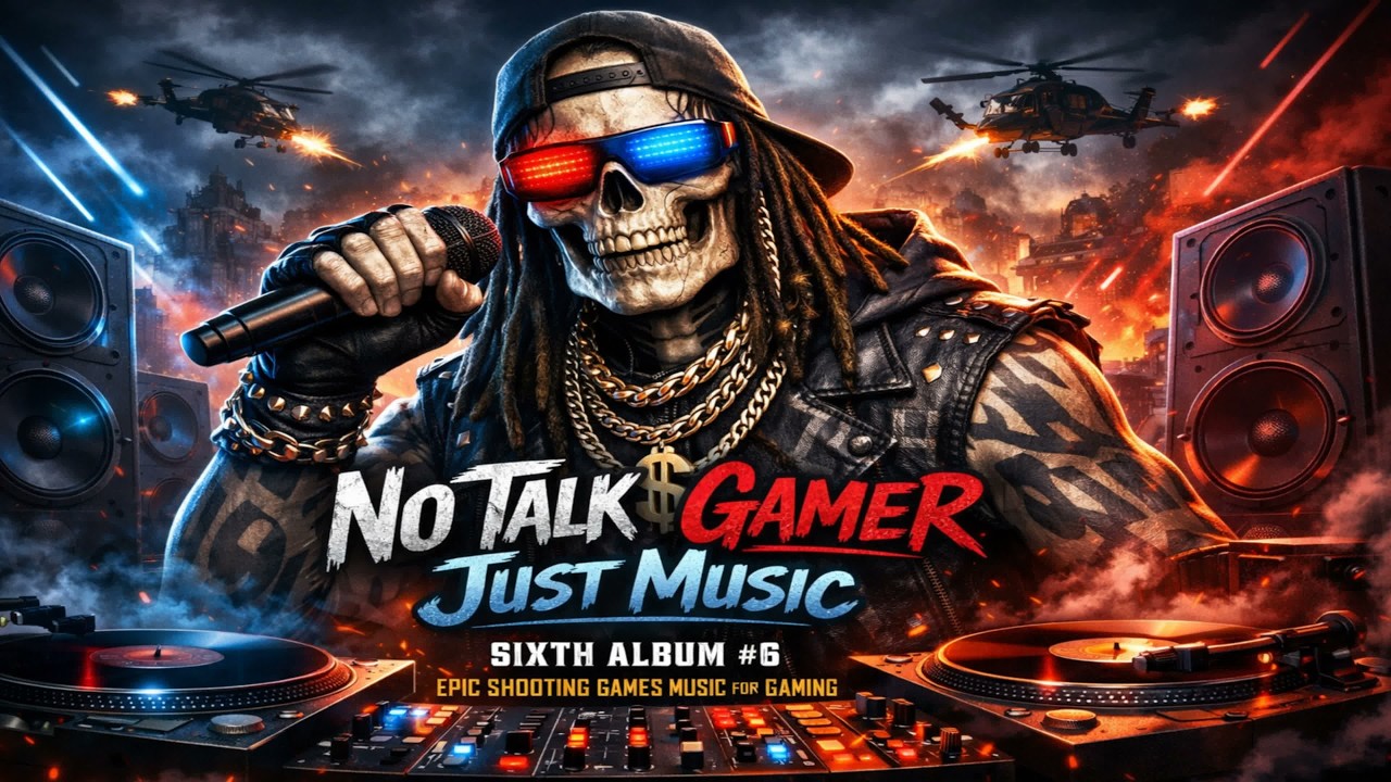 No Talk Gamer Just Music🎧🔥Sixth Album #6🔥 Epic Gaming Music for Shooting Games🔥AI Music 10 Tracks 🎵