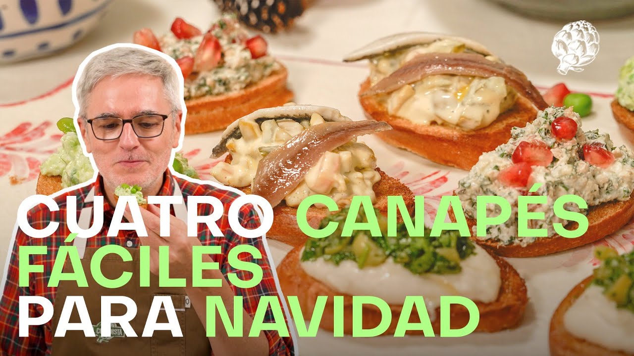 Cuatro recetas de canapés fríos para Navidad | EL COMIDISTA