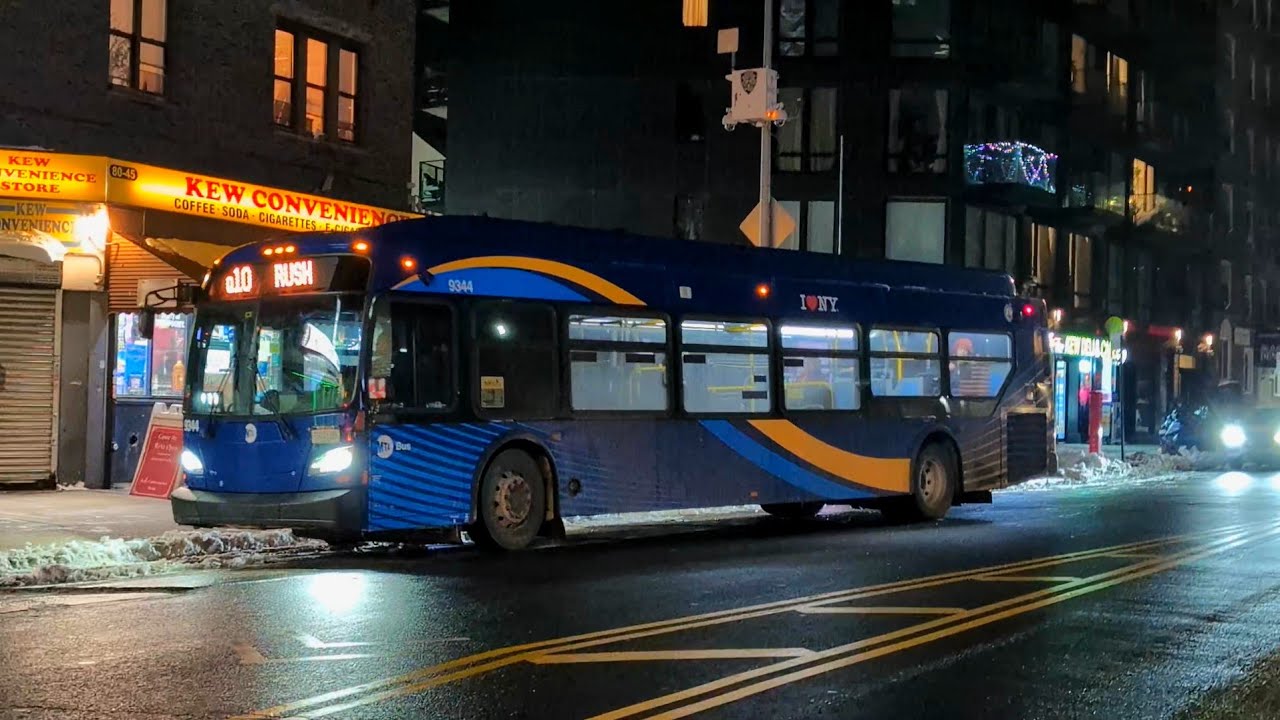 MTA & NYCT Bus: XD40s & LFS on Q10 + Q37, Q80, QM63 Action @ Union Turnpike Subway Station