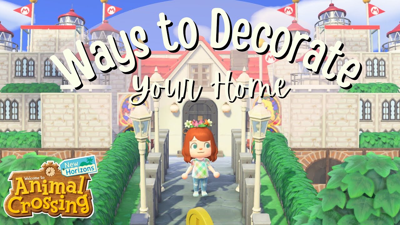 15 Ideas for Decorating Around YOUR Animal Crossing House! // animal crossing new horizons