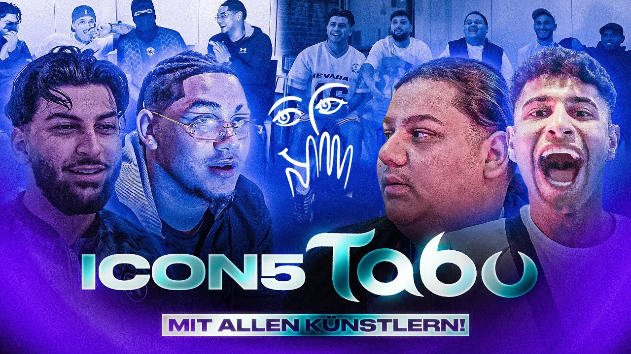 ICON 5 TABU IM KNAST 😂 MIT K&Uuml;NSTLERN (Hassuna, Biggie68, Shabab, Skandal, Azu, Ozanbra usw.)