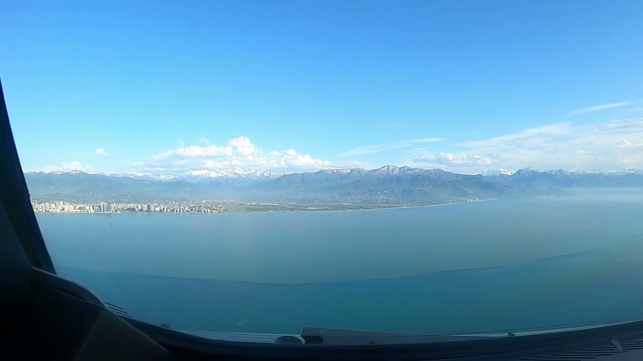 approach and landing at batumi airport (ugsb)