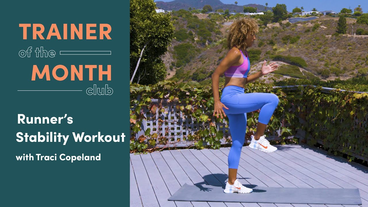Lower Body Workout to Boost Running Stability | Trainer of the Month Club | Well+Good