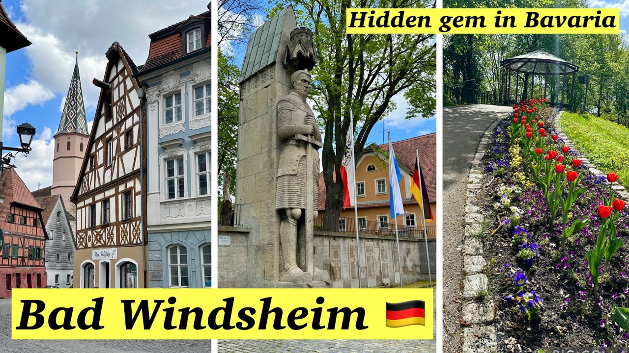 Exploring the charming town of Bad Windsheim 🇩🇪 | A perfect day trip from Nürnberg | 4K walking tour