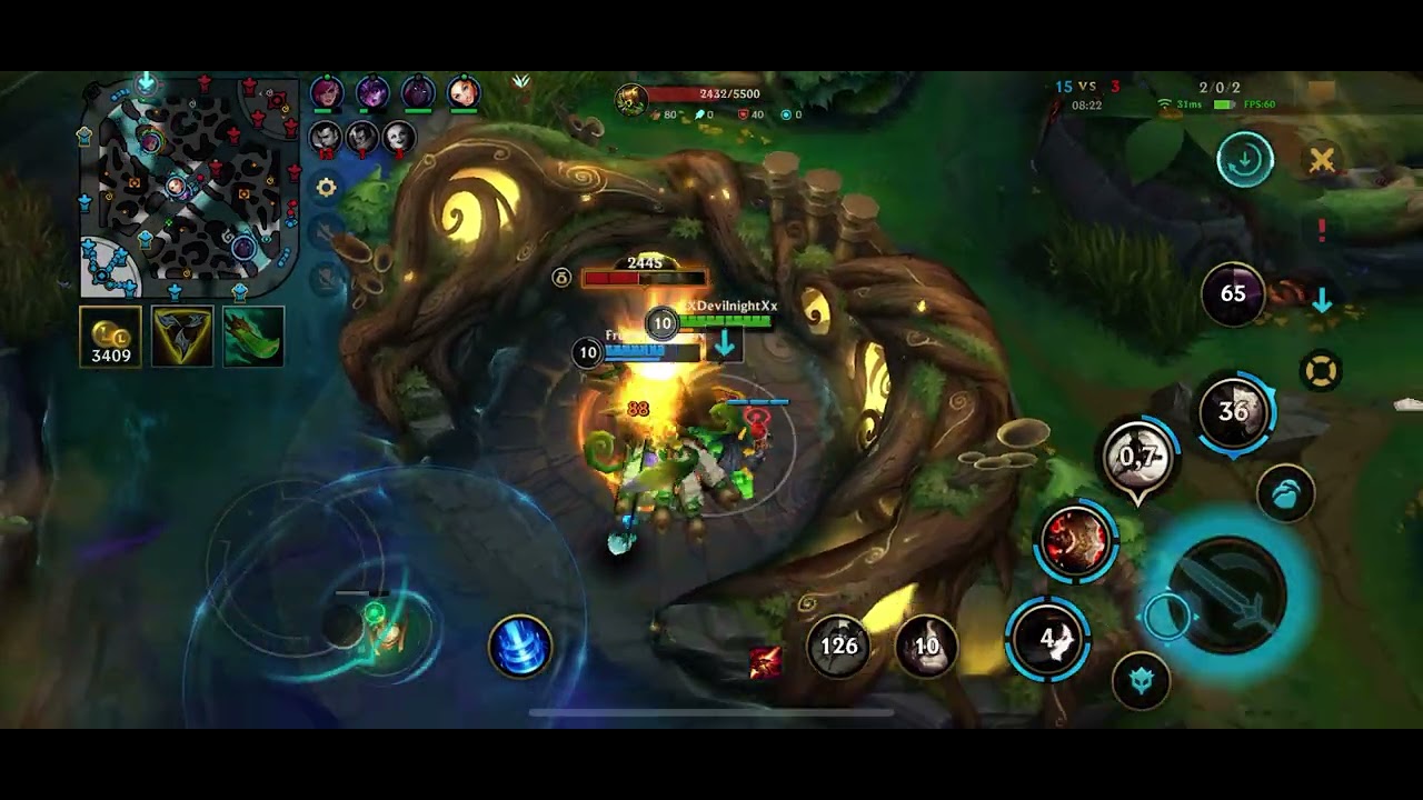 Renekton vs Kennen / 6-2-5 / Ranked Game / League of Legends Wildrift 