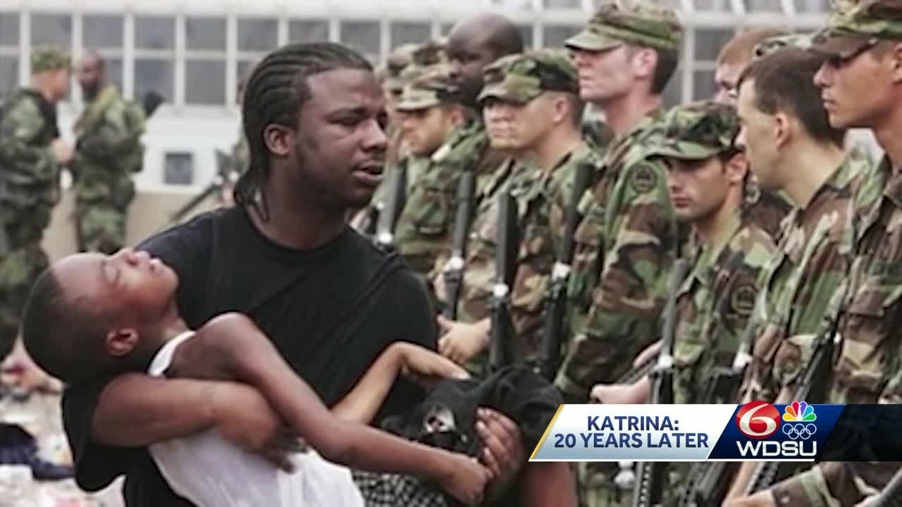 Behind the viral photo taken during Hurricane Katrina 20 years ago