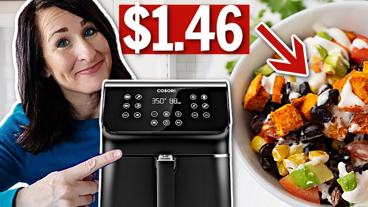 15 Budget Friendly AIR FRYER Meals &rarr; CHEAP and EASY Cosori Air Fryer Dinner Ideas
