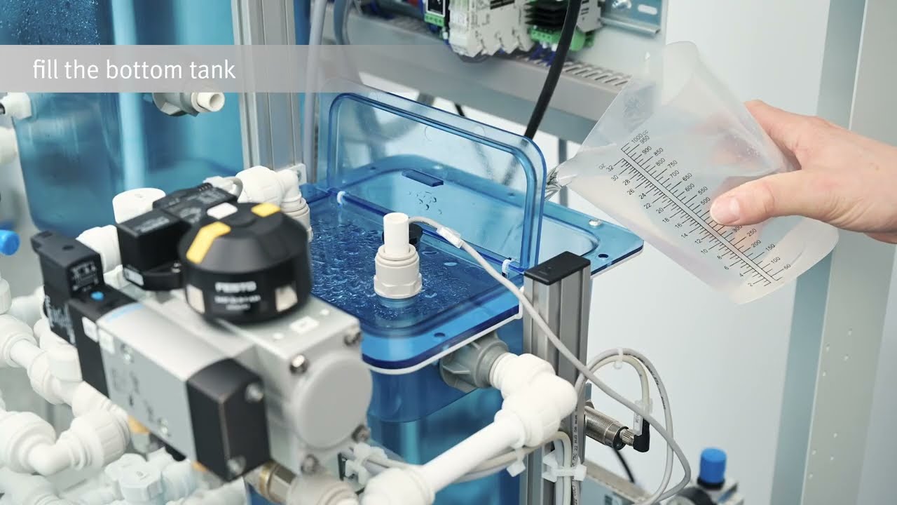 MPS PA Compact Workstation: Level Experiment with the EasyPort Interface and a Siemens PLC