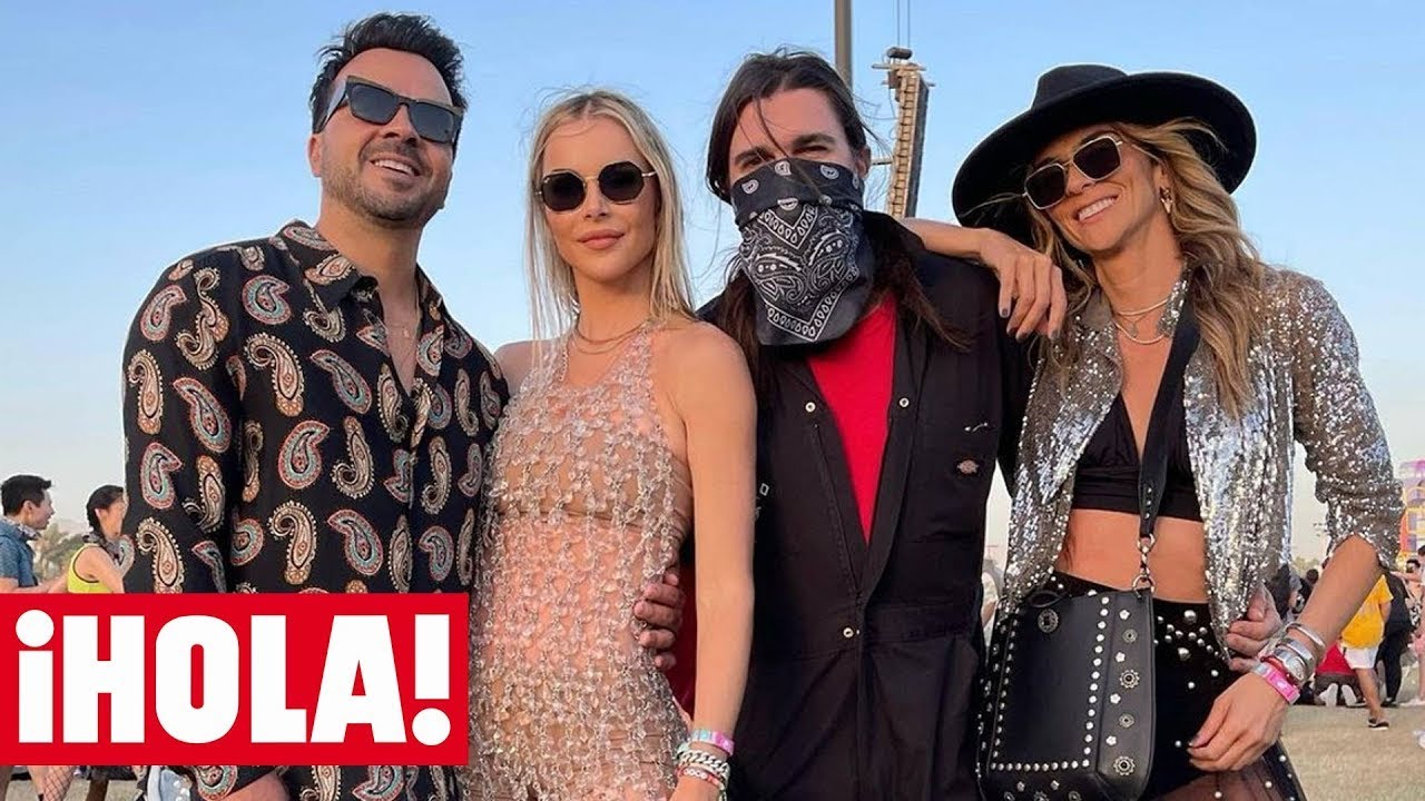 Luis Fonsi y &Aacute;gueda L&oacute;pez, una pareja que derrocha estilo y amor en Coachella