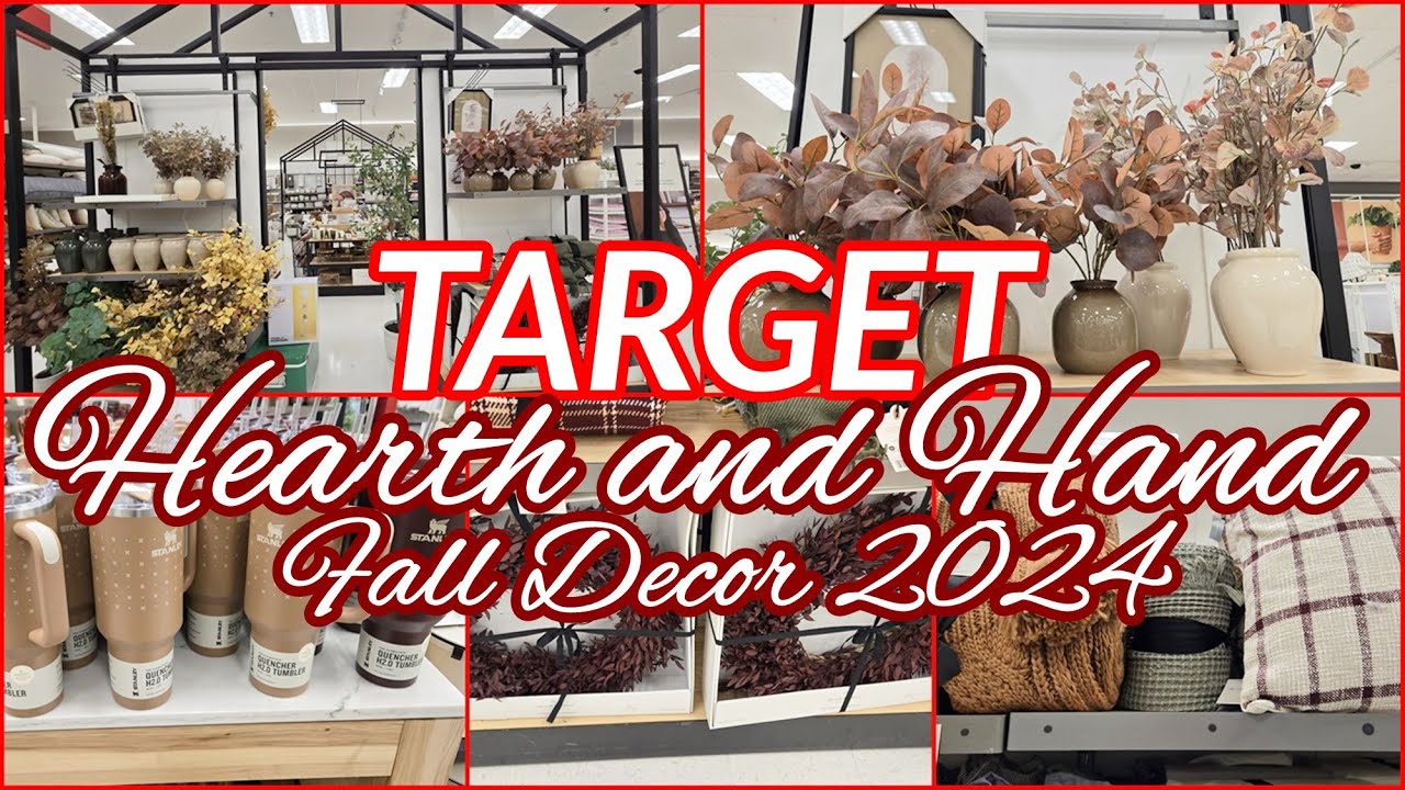 TARGET HEARTH AND HAND WITH MAGNOLIA FALL DECOR 2024 SHOP WITH ME