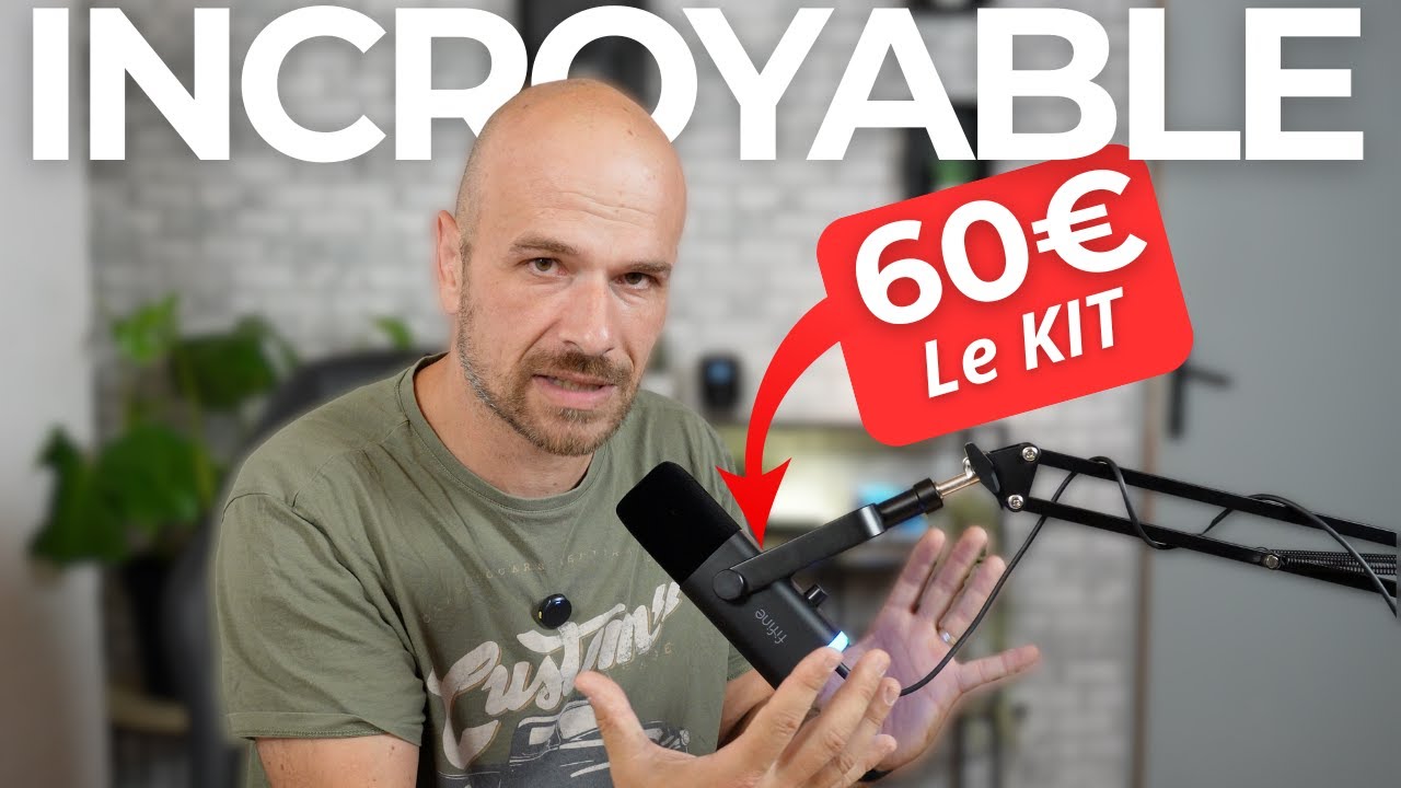 Ce kit Micro est le MEILLEUR Rapport QUALITE/PRIX (Fifine AM8T)
