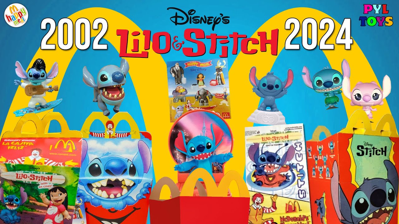 TODOS los JUGUETES de LILO y STITCH de MCDONALDS (2002-2024)