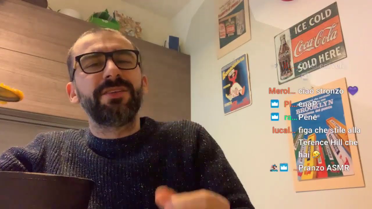 Una breve pausa al Ristorante tra un ciak e l&rsquo;altro