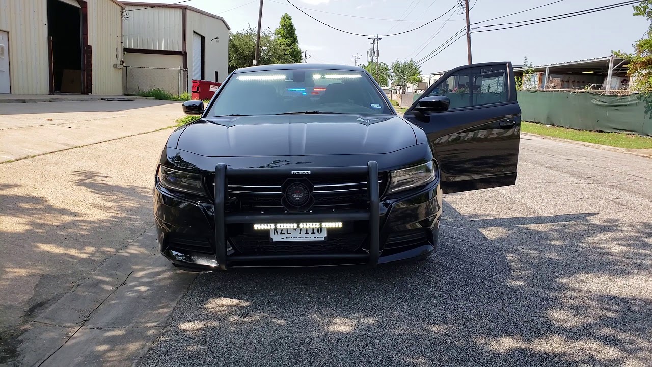 3 Chargers Patrol Feniex Police Lights by EFS Houston Emergency Fleet Service in Houston