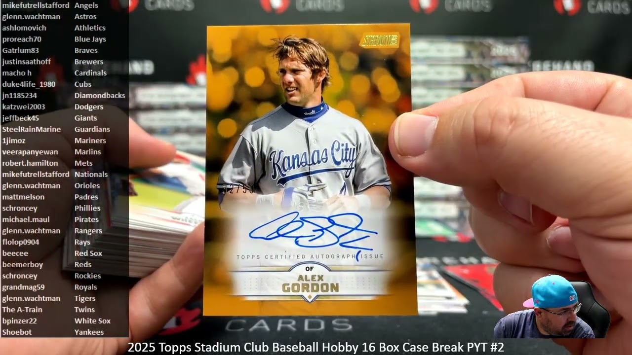 2/18/2026 2025 Topps Stadium Club Baseball Hobby 16 Box Case Break PYT #2