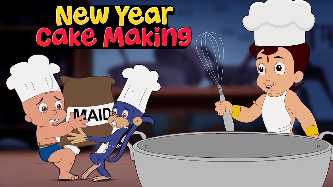 Chhota Bheem - New Year Cake Fun | Kids Cartoon Videos | New Year Special Video