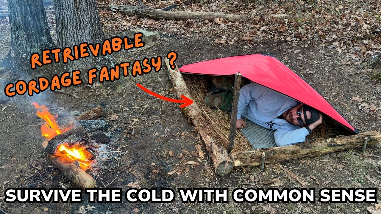 Solo Overnight Surviving in an Emergency Shelter with Common Sense and a Dose of Reality.
