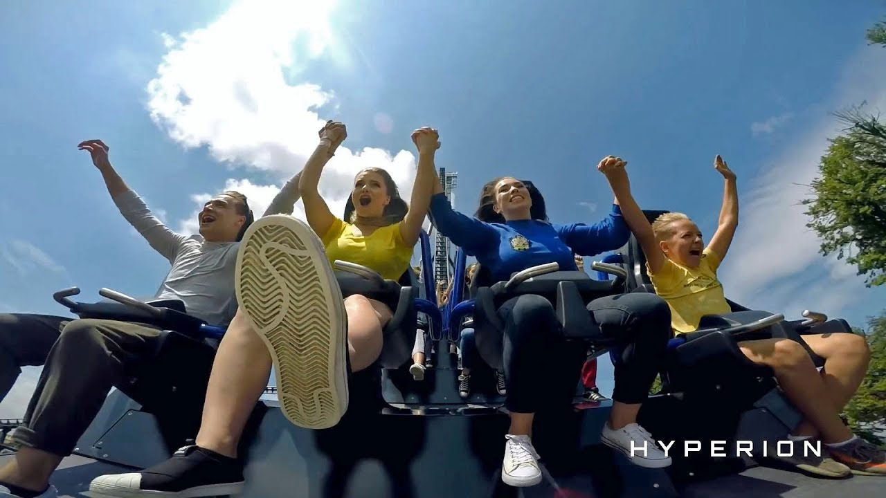 Hyperion front seat on-ride reverse ridercam HD Energylandia