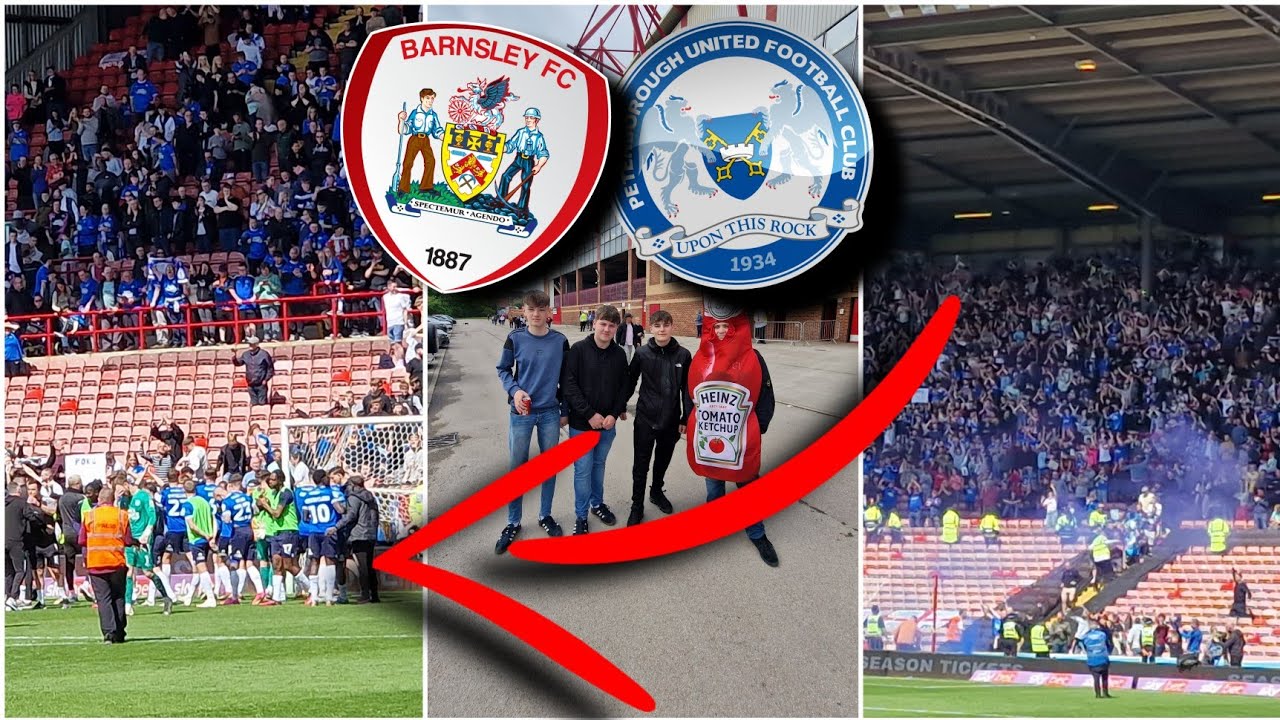 CRAZY LAST DAY DRAMA, PYROS & SCENES AS BORO SNEAK IN PLAYOFFS! / Barnsley Vs Peterborough Vlog!