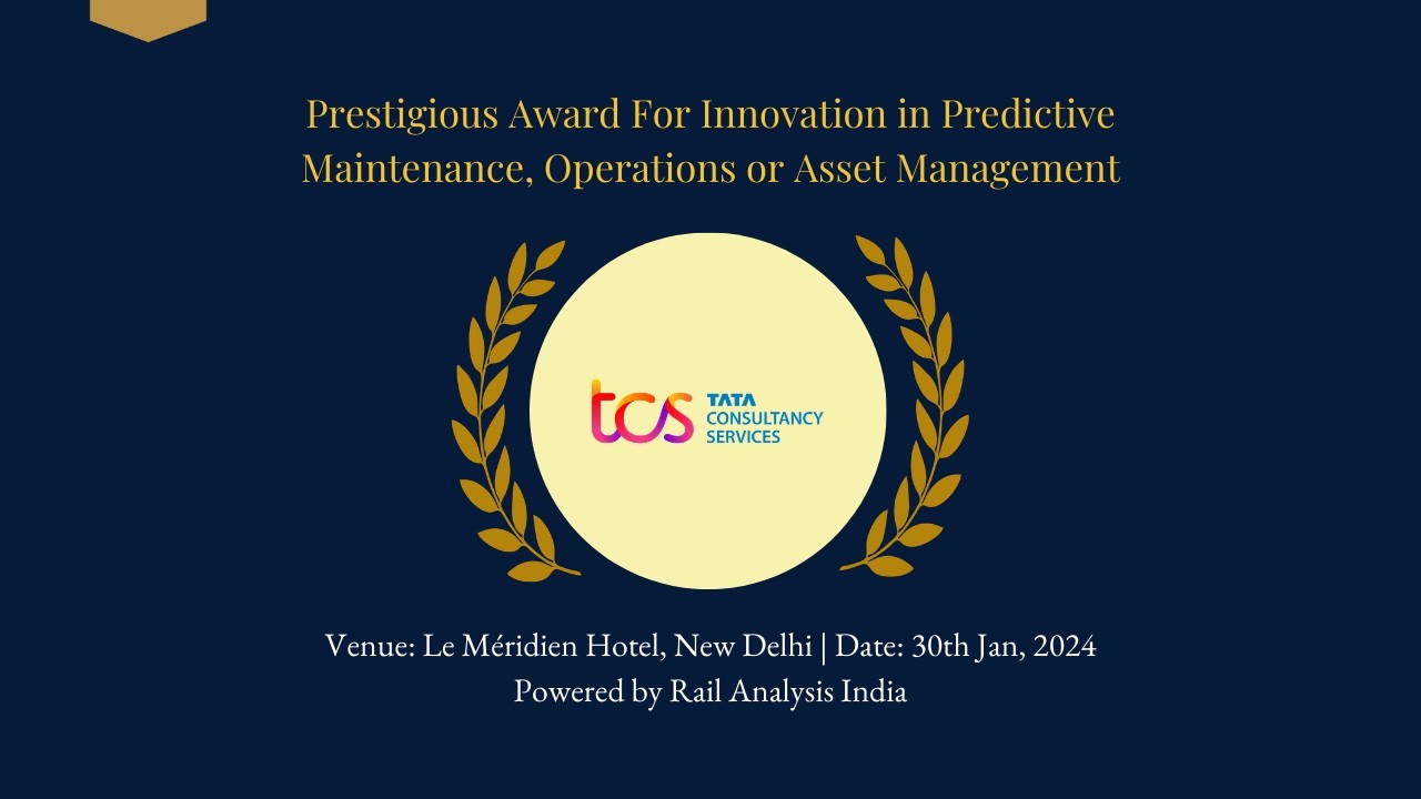 Innovation in Predictive Maintenance, Operations or Asset Management - M/S Tata Consultancy Services
