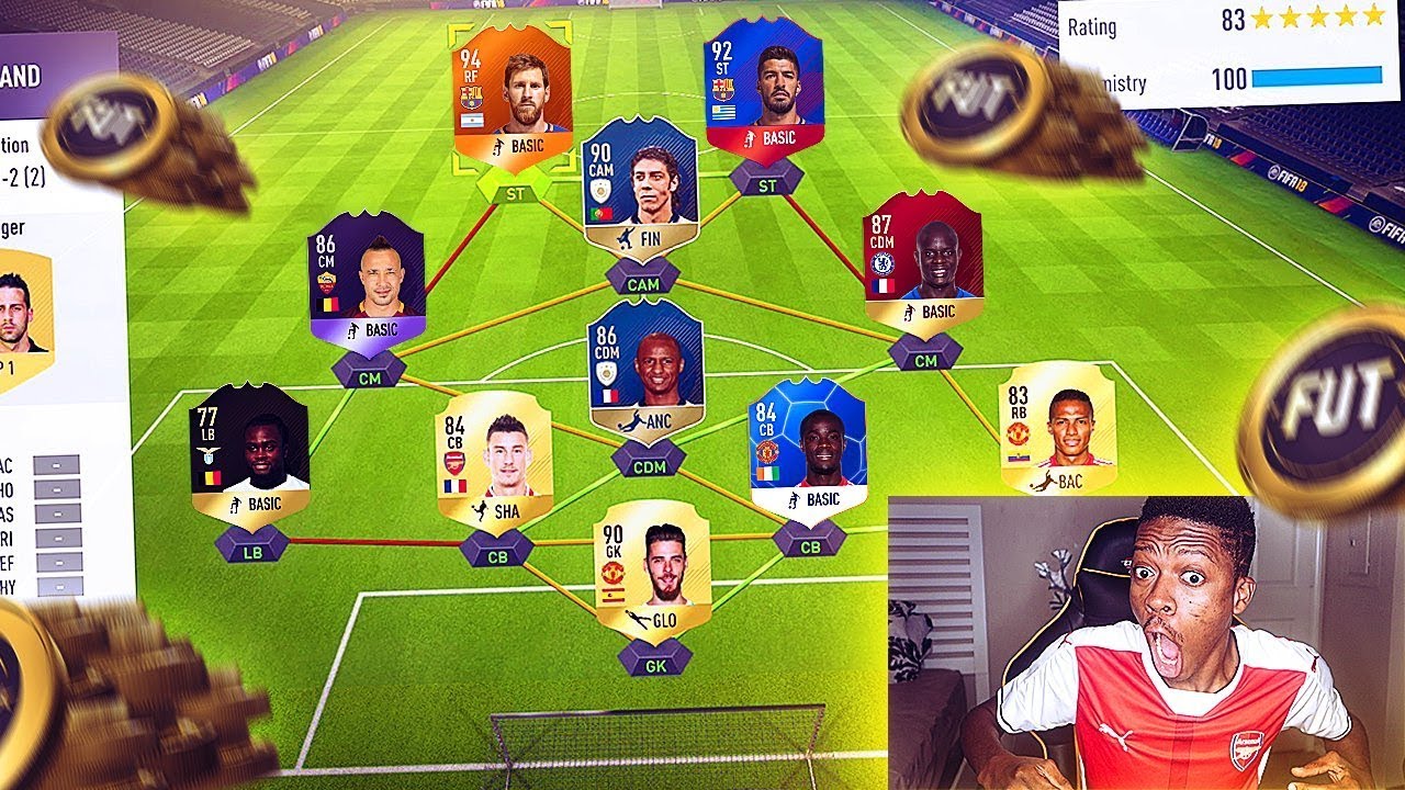 THE BEST FUT CHAMPIONS TEAM EVER!!! 3 MILLION COINS - FIFA 18 SQUAD BUILDER