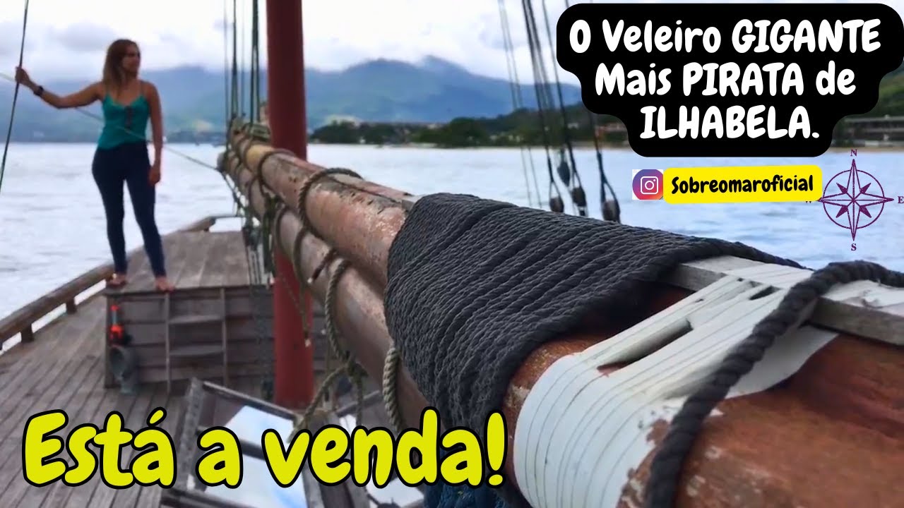 Esse VELEIRO resgatou a ALMA do PIRATA CAVENDISH em ILHABELA