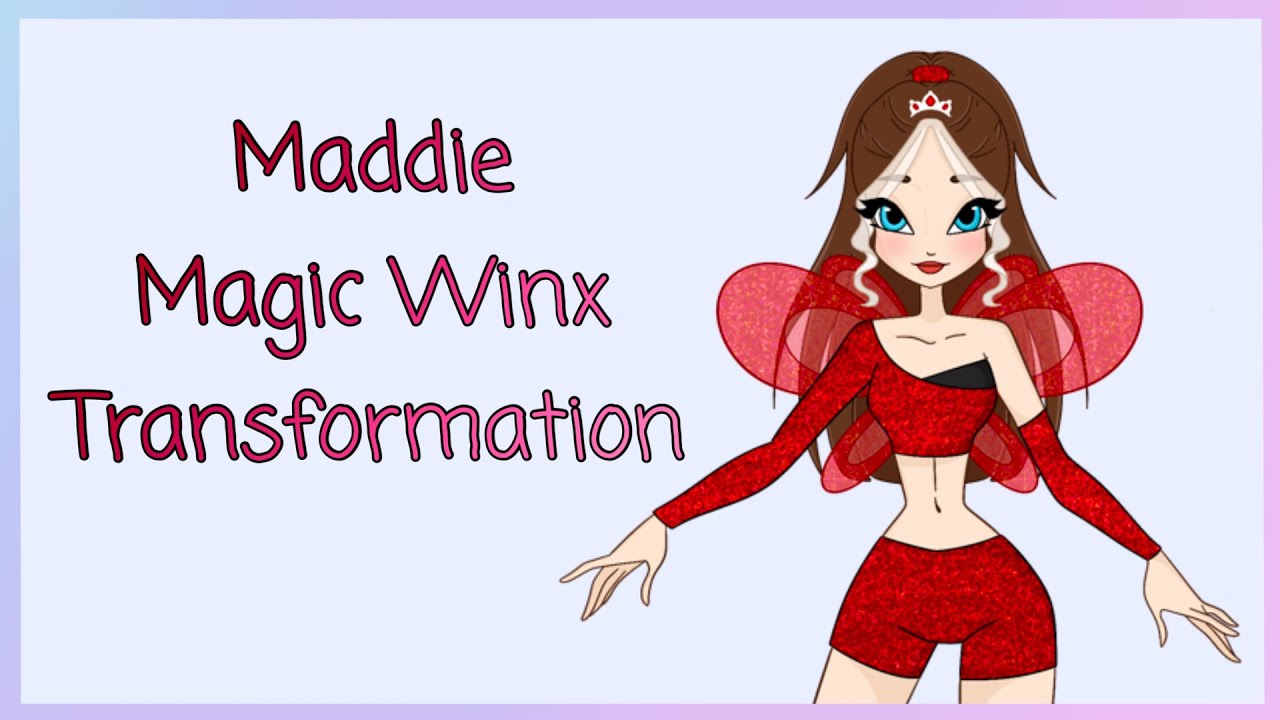 {Animation} Maddie Magic Winx Transformation (FANMADE OC) 🎨