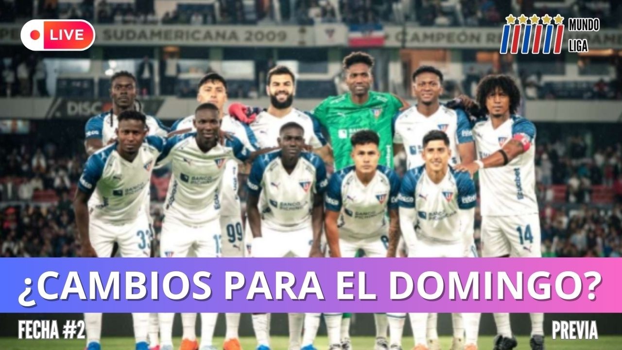 💥¿CAMBIO EN EL 11  DE LIGA PARA EL DOMINGO?.