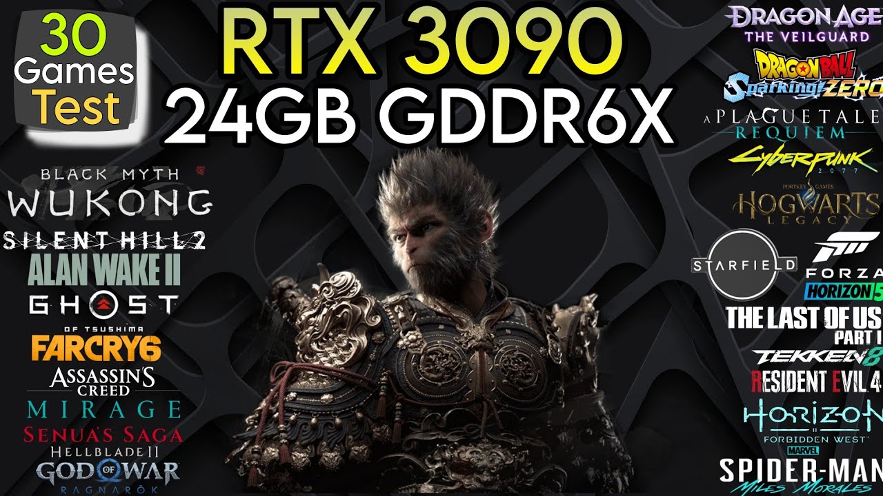 RTX 3090 In Early 2025 - Test In 30 Games - Powerful Flagship Gpu - 2K/1440P