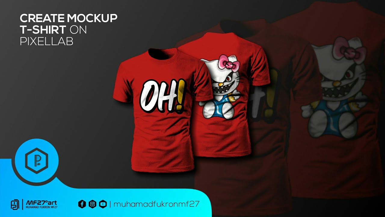 Cara membuat Mockup Kaos di PixelLab | Tutorial | MF27°art