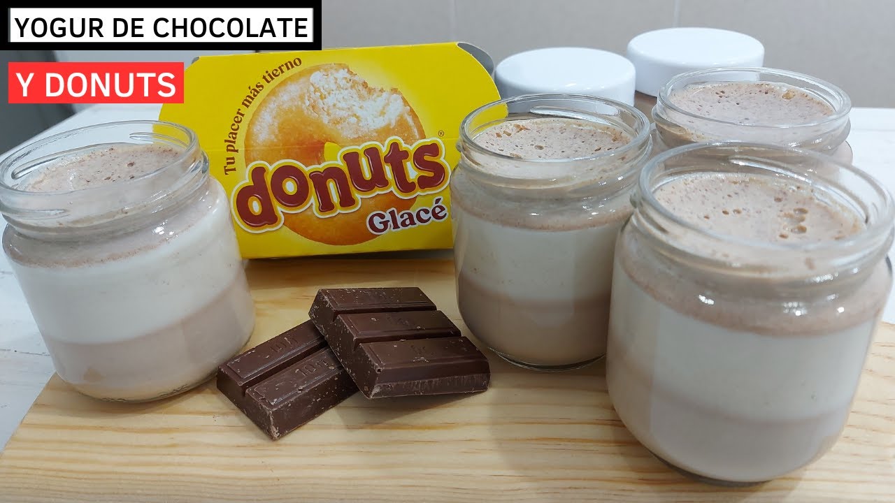 YOGUR de DONUTS y CHOCOLATE en YOGURTERA
