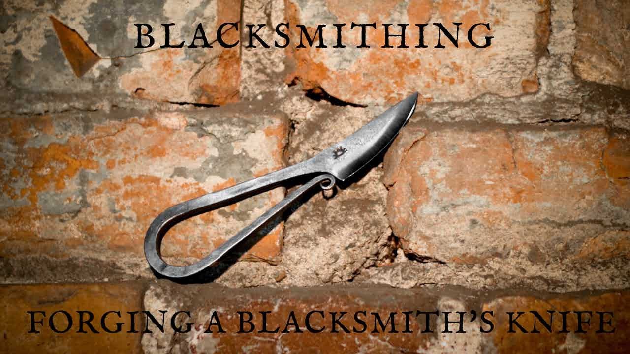 Blacksmithing | Forging a blacksmith's knife