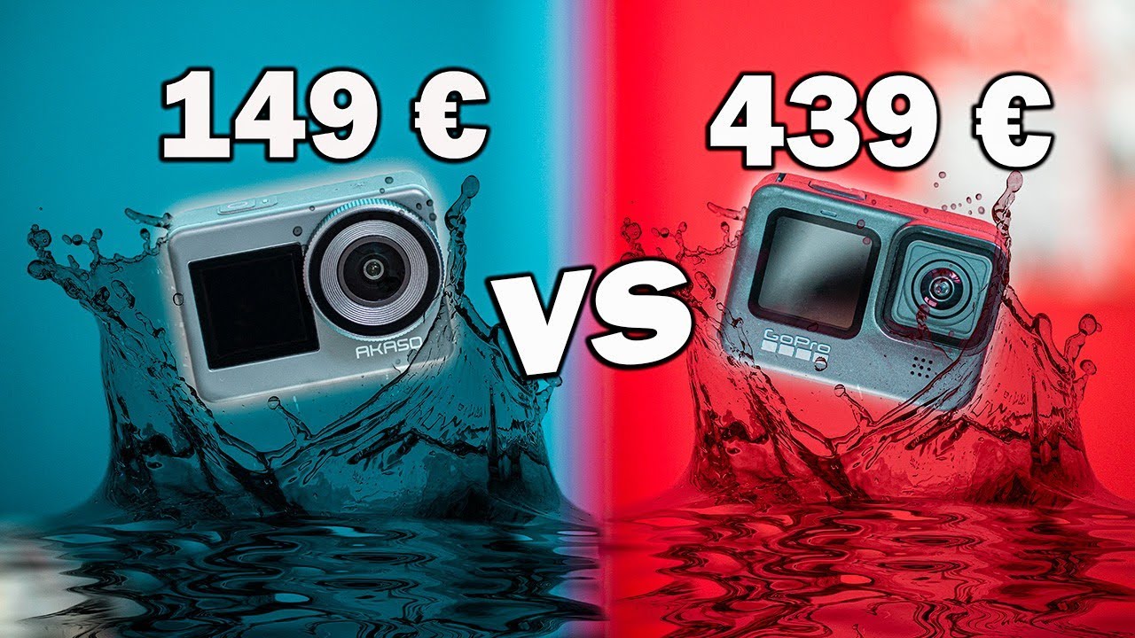 AKASO BRAVE 7 vs GOPRO HERO 10 - CONFRONTO