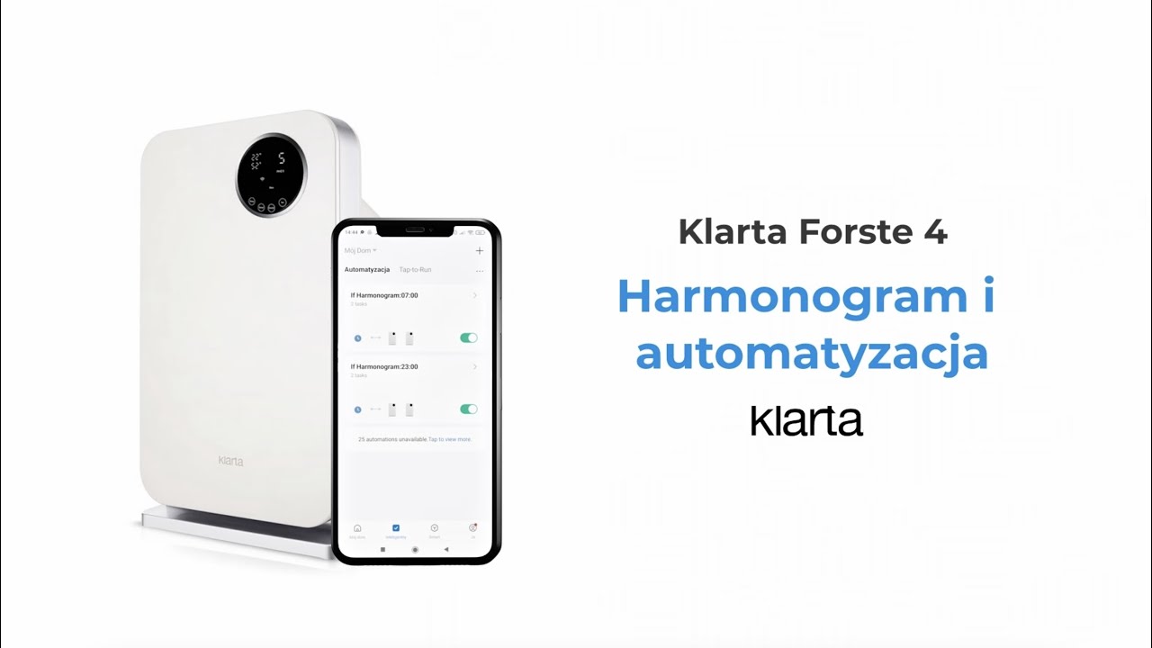 Klarta Forste 4 - Harmonogram i automatyzacja aplikacji Smart Life