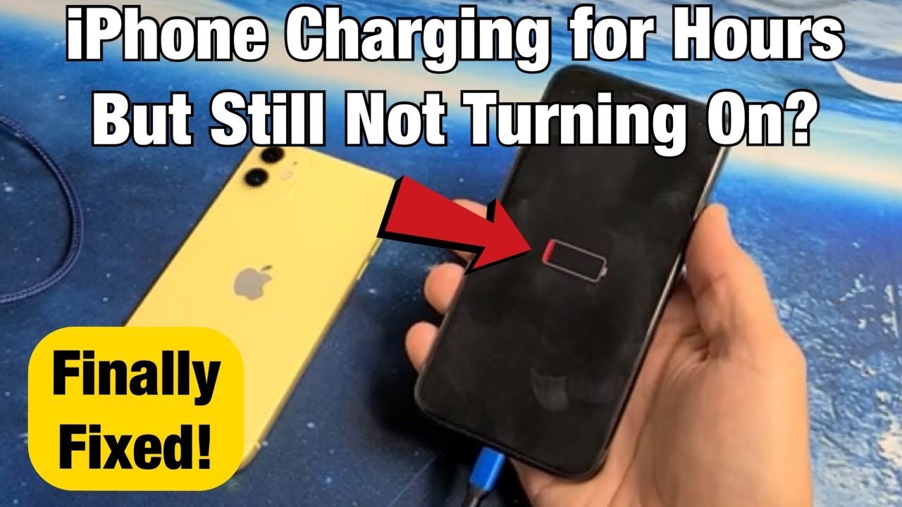 iPhone X/XS/XR/11/12/13/14: не включается при длительной зарядке?