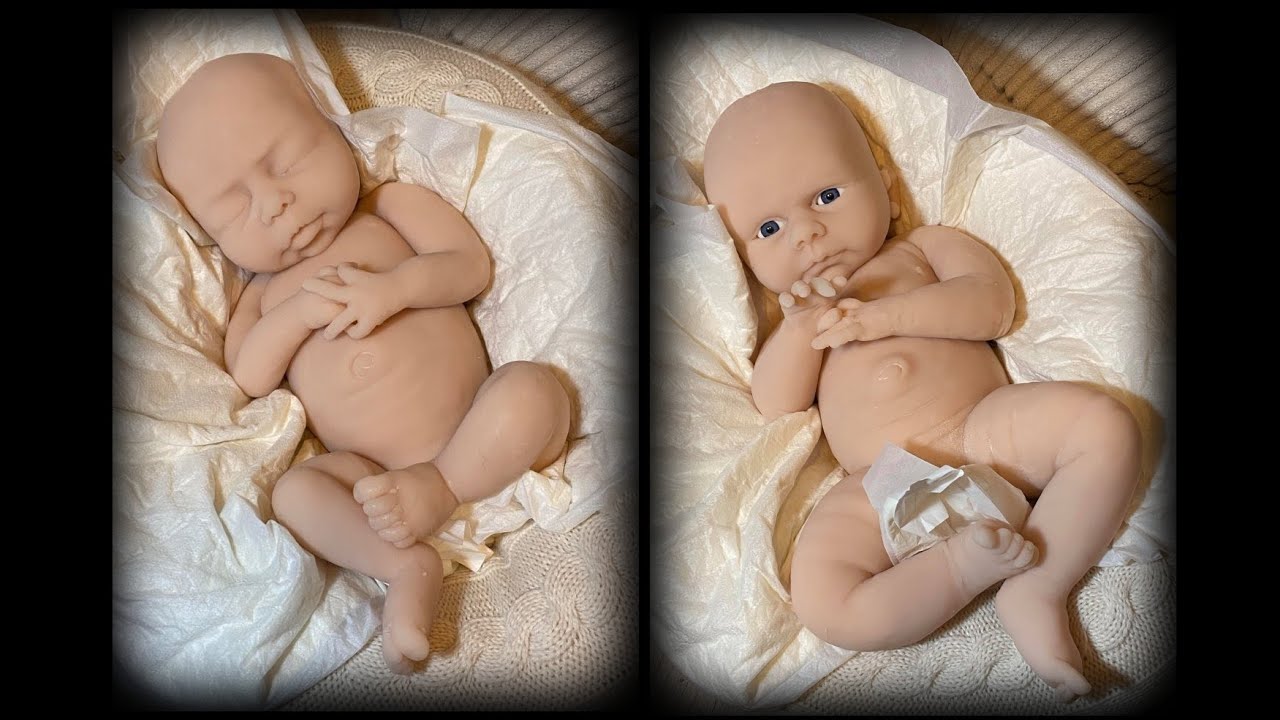 Pulling Silicone Doll from Mould - Brooke and Storm