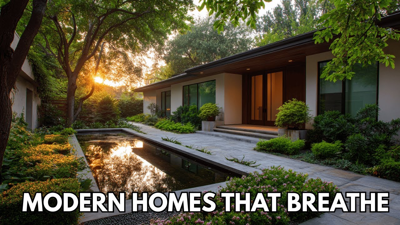 Modern Luxury Homes with Breathtaking Indoor Outdoor Courtyards ✨
