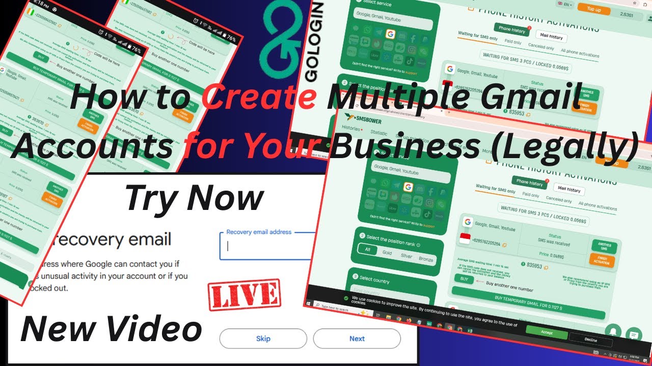 How to Create Multiple Gmail Accounts for Your Business (Legally)