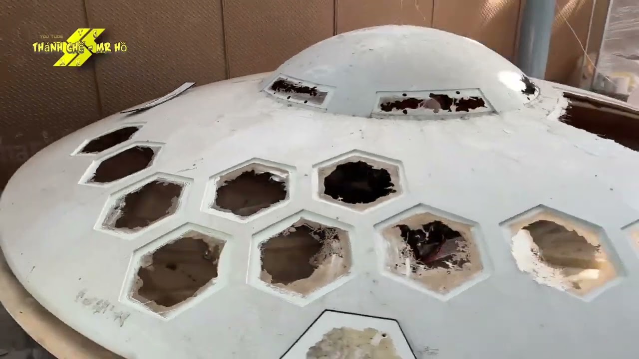 The Man Builds a UFO Boat That Actually Floats! | Futuristic DIY Project, #UFOBoat #DIYProject