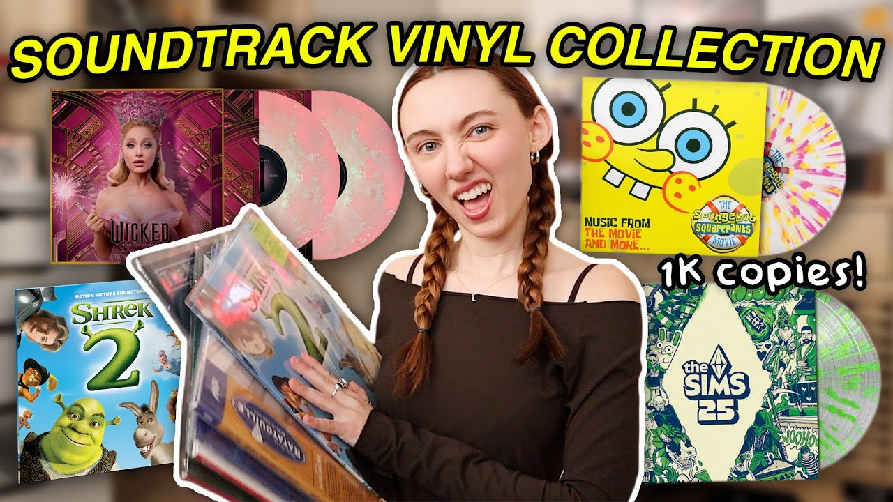 MY SOUNDTRACK VINYL COLLECTION! (movies, tv shows, + video games)