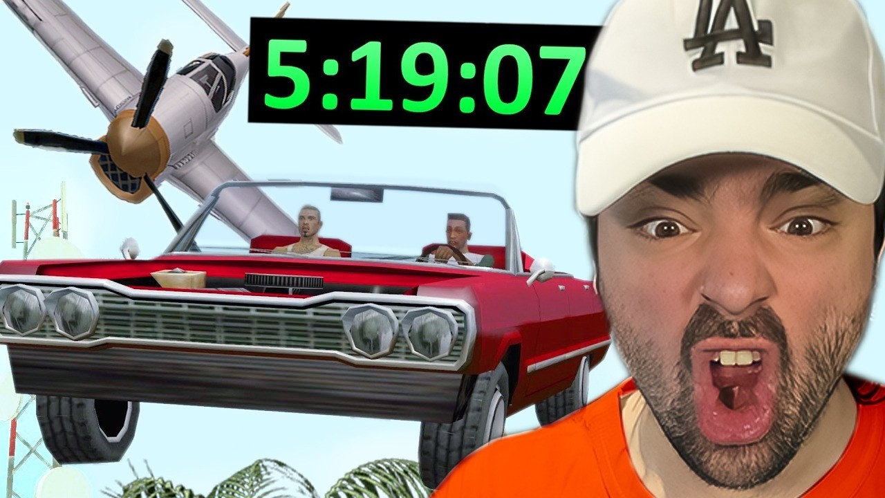 Hice NUEVO RECORD en SPEEDRUN de GTA SAN ANDREAS (5:19:07)