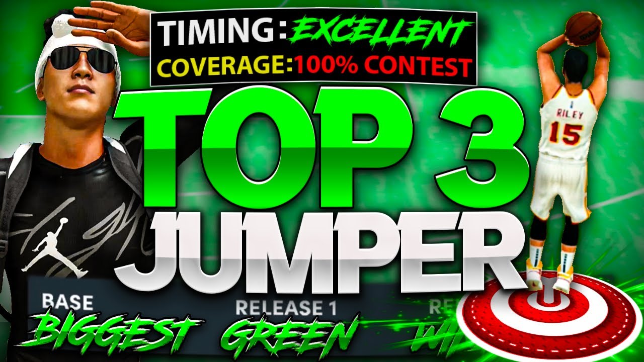 TOP 3 BIGGEST GREEN WINDOW JUMPSHOTS NBA 2K22 NEXT GEN & CURRENT GEN! BEST GREEN JUMPSHOT NBA 2K22!