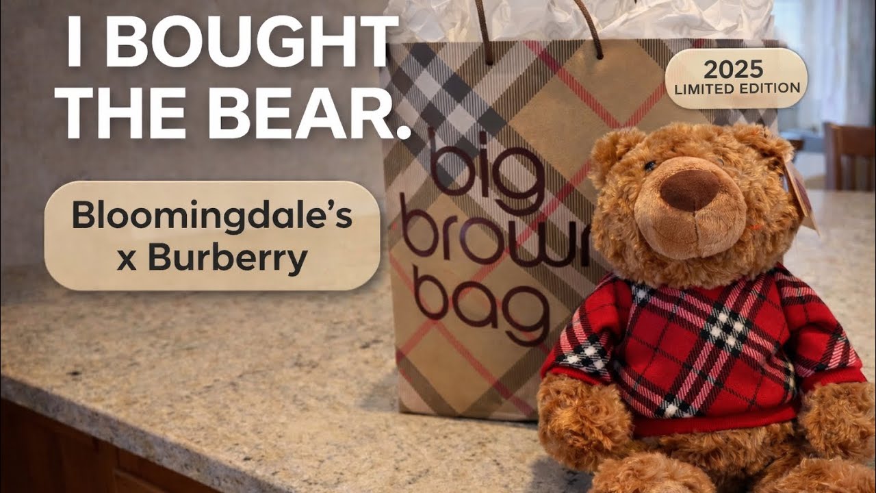 Роскошь и очарование 🧸 Плюшевый мишка Bloomingdale’s x Burberry | Распаковка и тест на объятия | ...