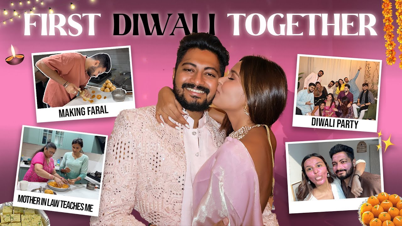 OUR FIRST DIWALI AFTER MARRIAGE✨🧿🪔 / Mridul & Aditya