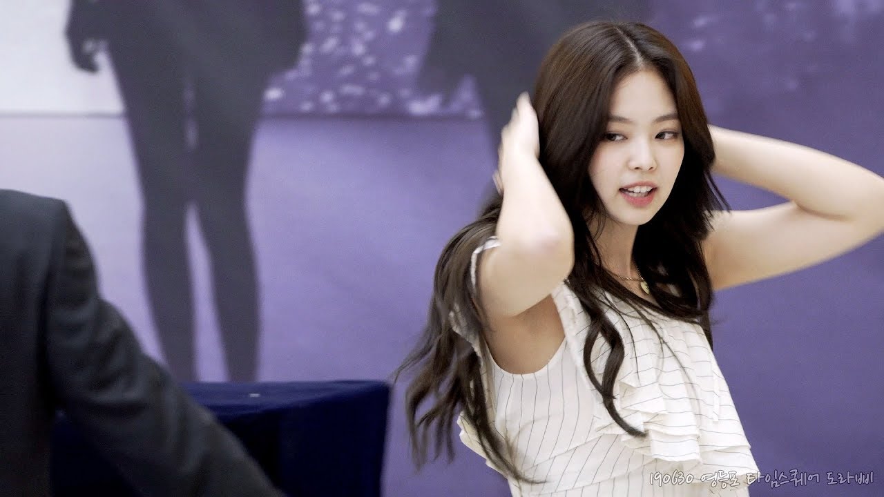 [4K] 190630  BLACKPINK (블랙핑크), 제니 끝인사, 퇴장 직캠 @ 영등포 타임스퀘어 팬사인회