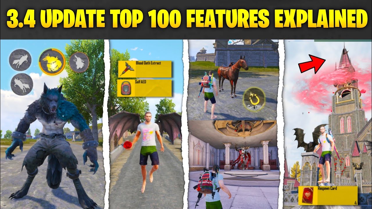 🤯Top 100 Secret Features in 3.4 Update In New BLOODMOON AWAKENING Mode - Full Explained