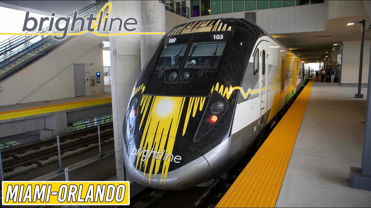 Riding Florida's BRAND-NEW High-Speed Train Service! | Brightline | Miami - Orlando