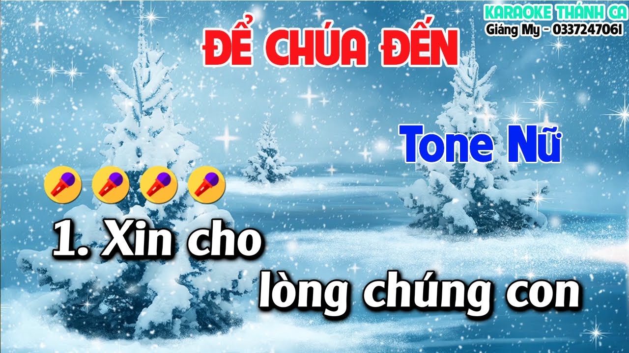 Để Chúa Đến Tone Nữ - ( St Lm Nguyễn Duy    ) xin cho lòng chúng con
