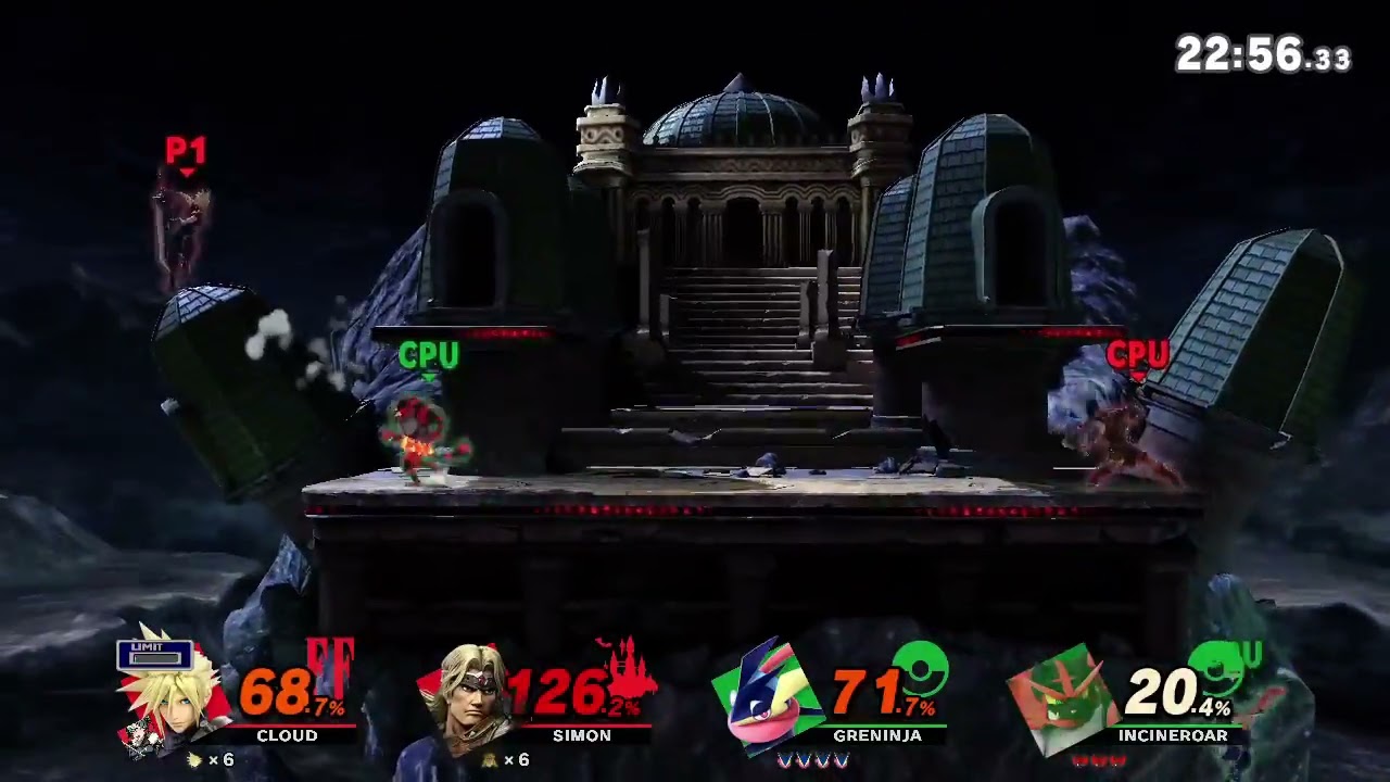 SSBU:Red Team VS Green Team - Unova Pokemon League Match 1